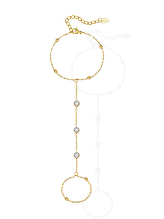 Zirconia Hand Chain image 0