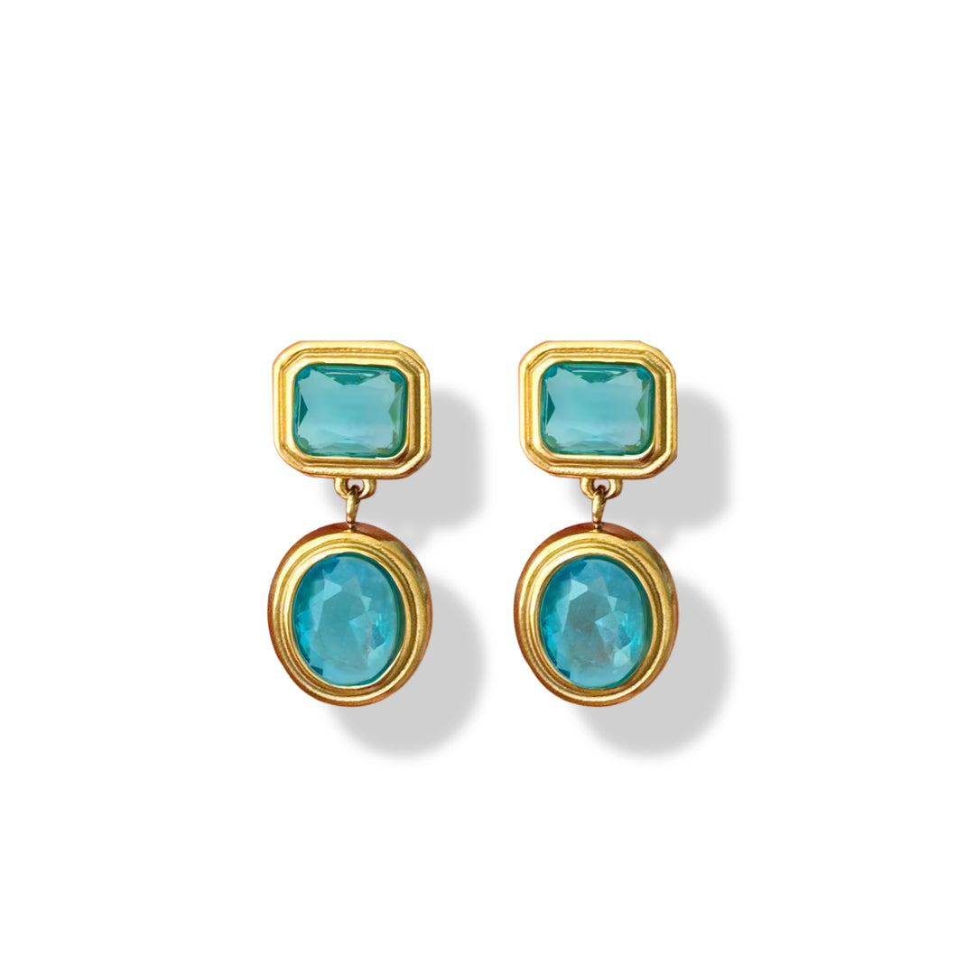 Aqua Mirage Earrings