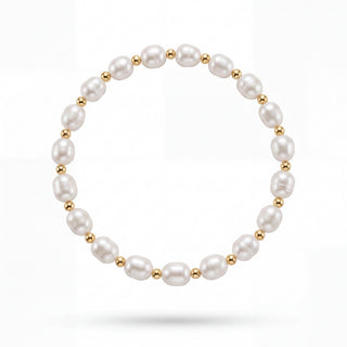Pearl & Gold Anklet