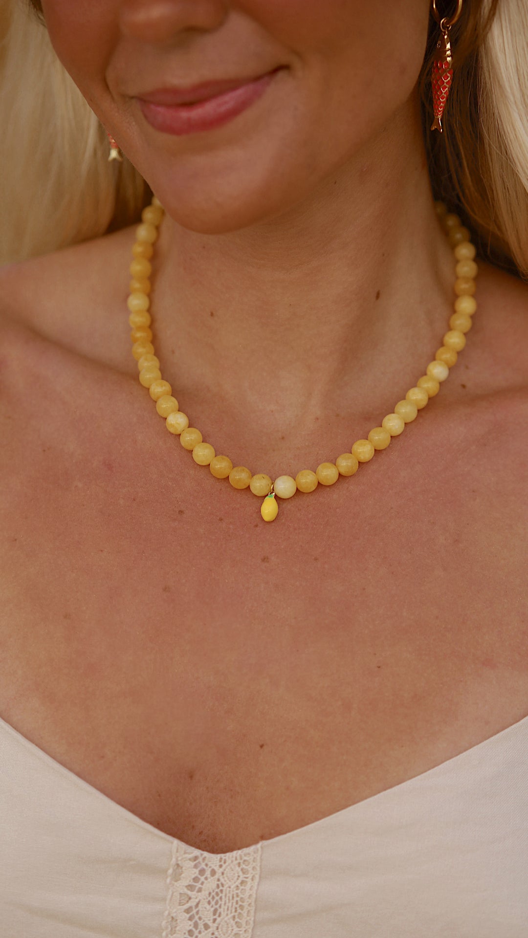 Lemon sorbet necklace
