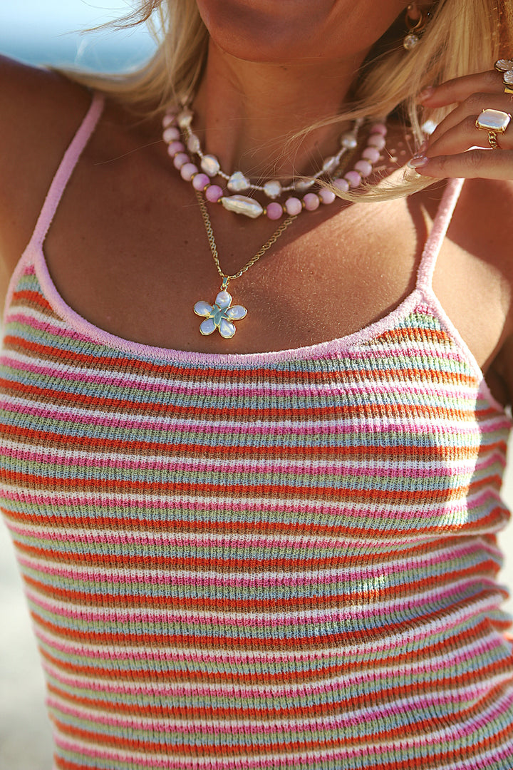 Pearl Flower Necklace