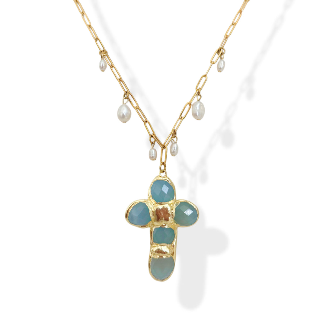 Oasis Cross Necklace