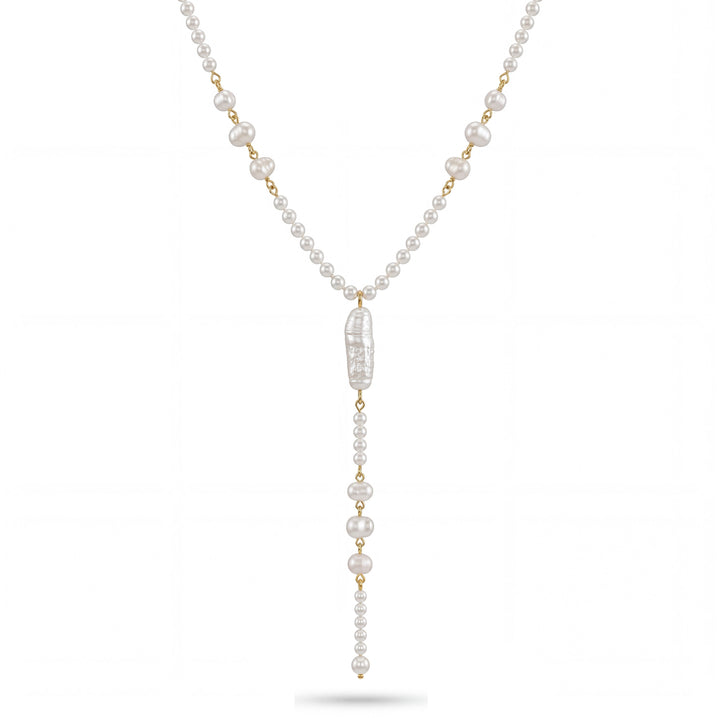 Coconut Pearl Lariat