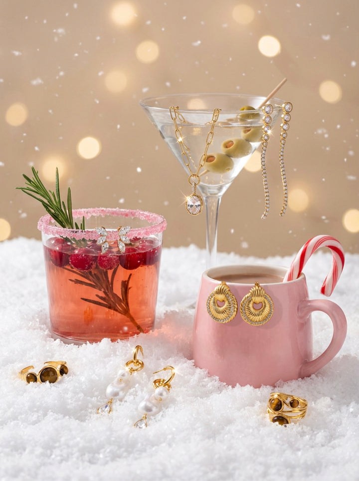 Golden Wreath Earrings