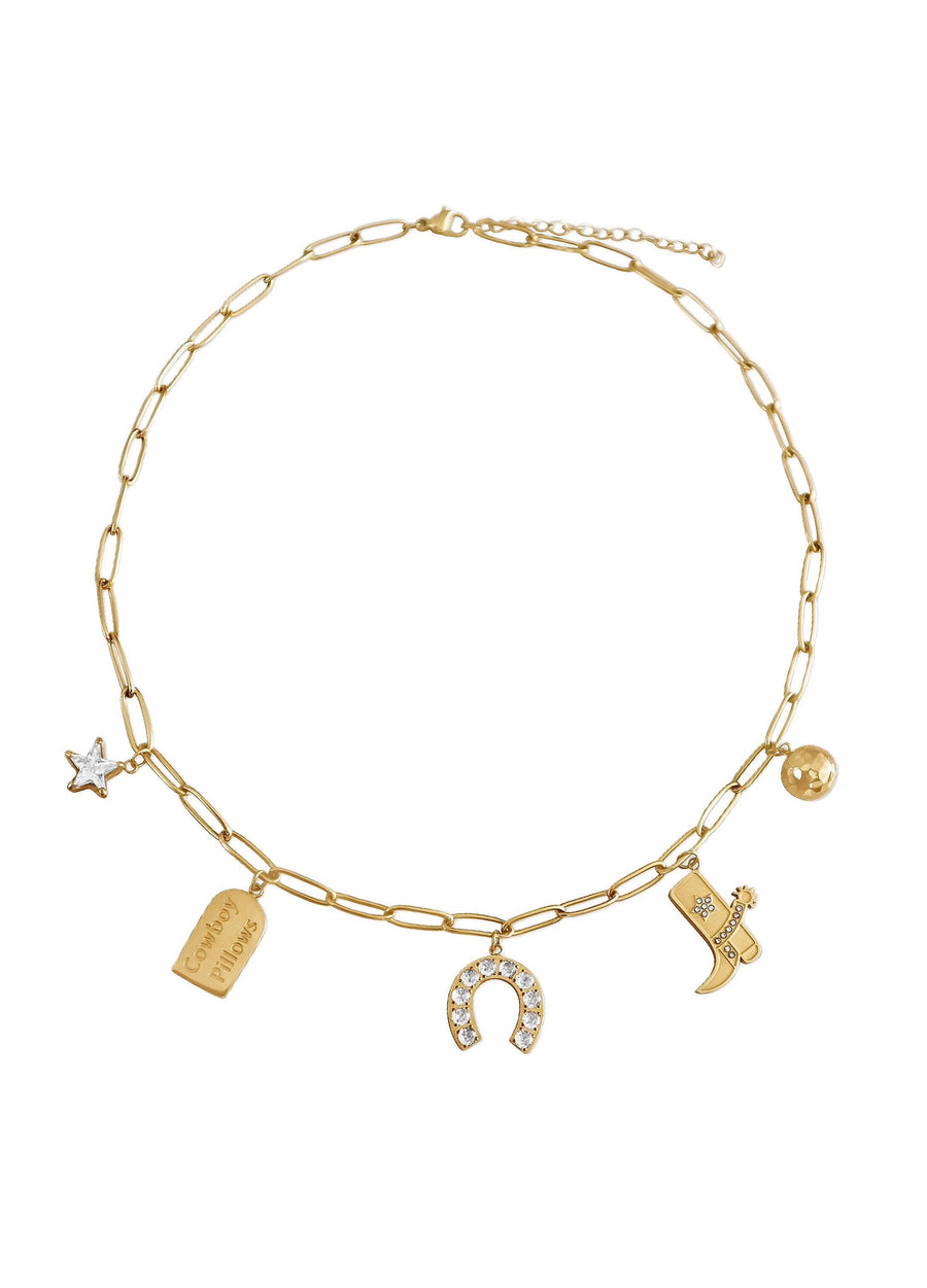 Cowgirl charm necklace  image 0