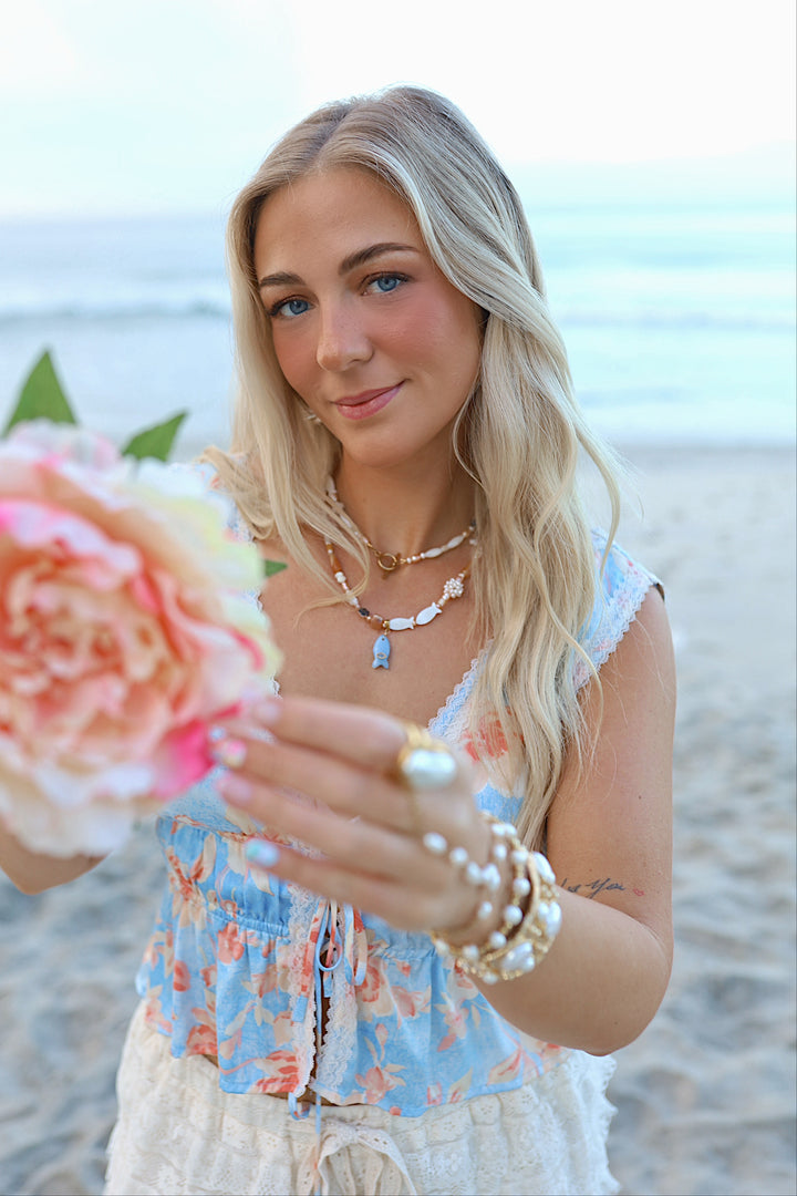 Seaside blossom necklace