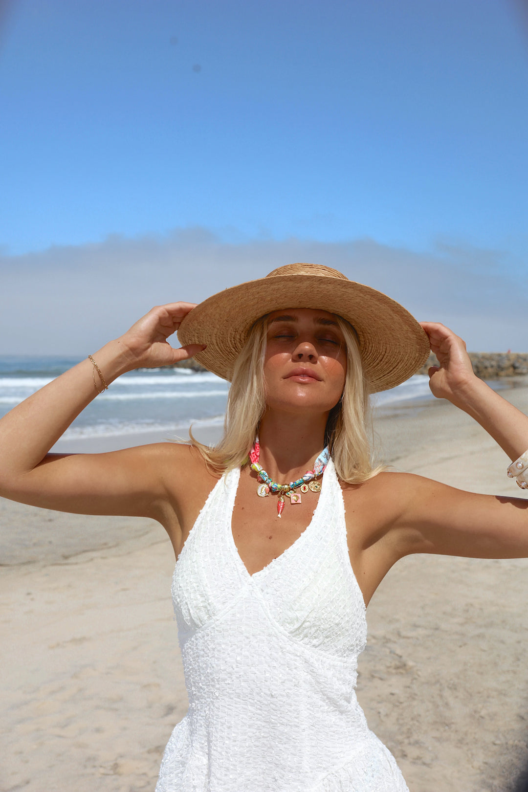 Pre Order - Positano Charm Scarf Necklace
