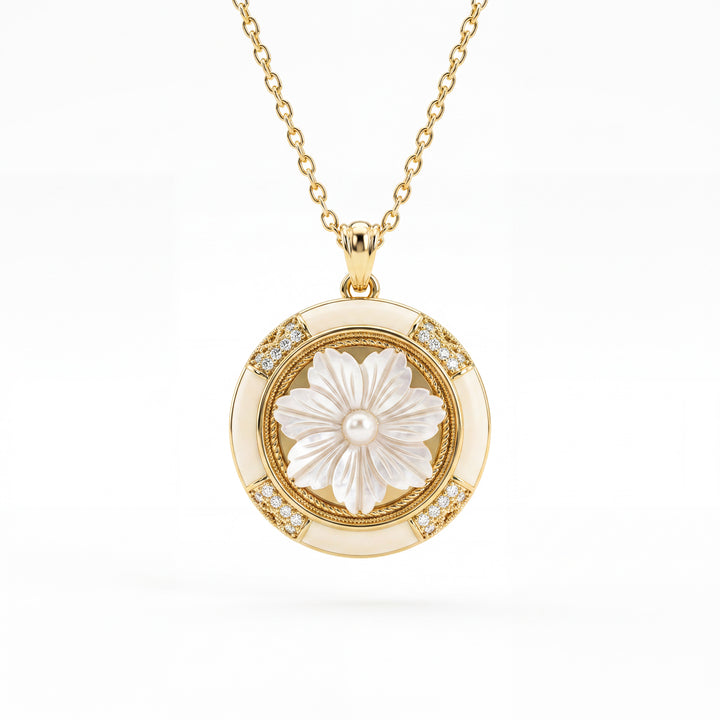 Hibiscus medallion