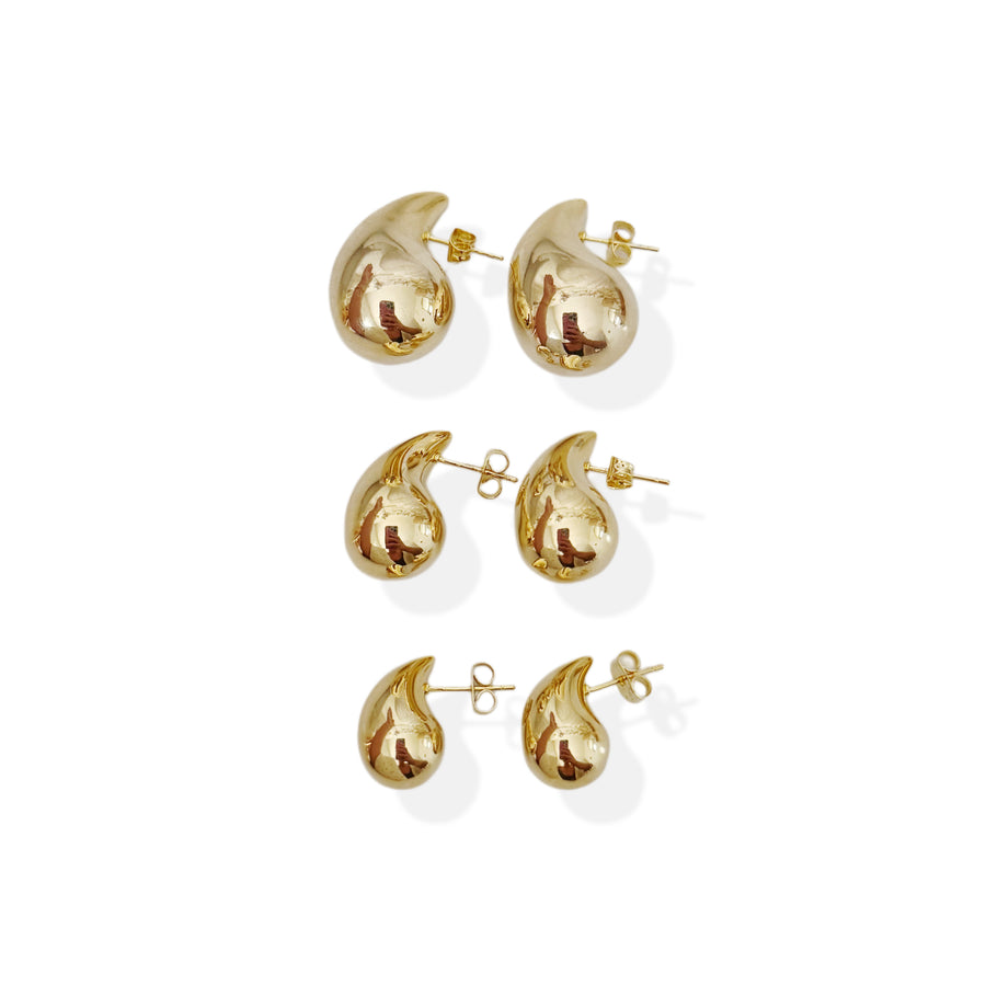 Gold Drop Studs  image 0