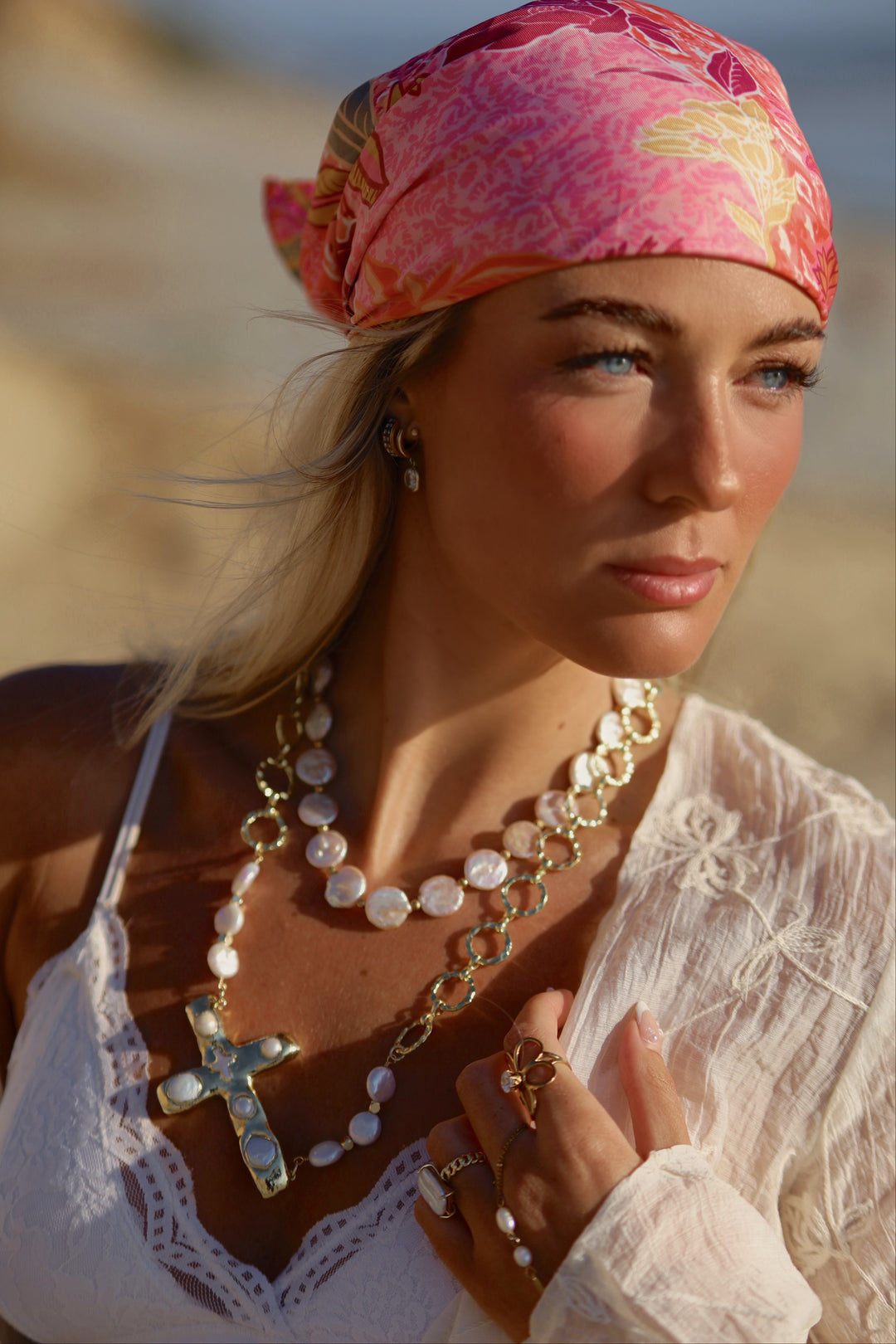 Saltair Cross Necklace