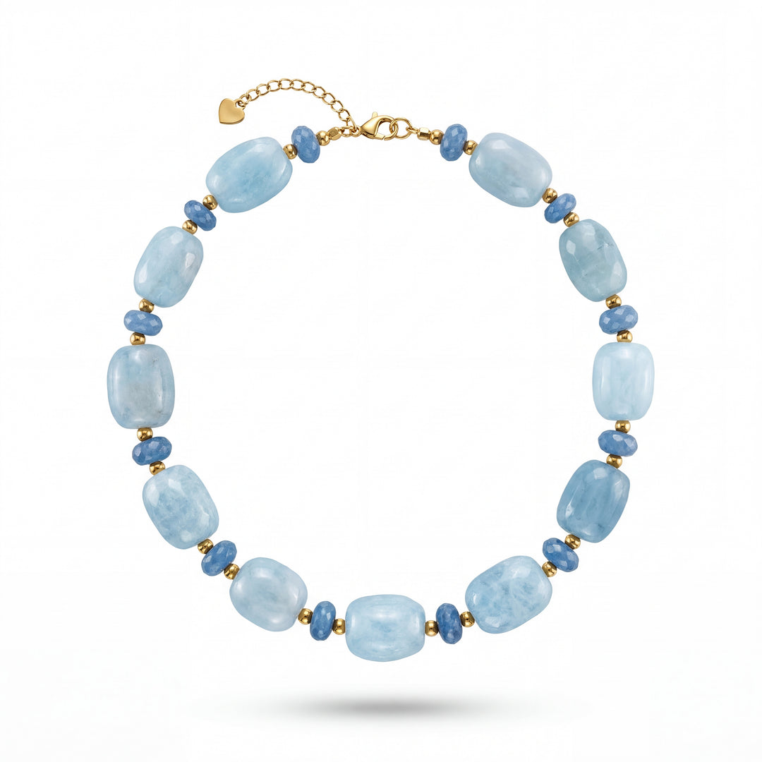 Azure necklace