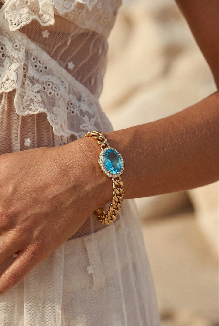 Saint Blue Bracelet