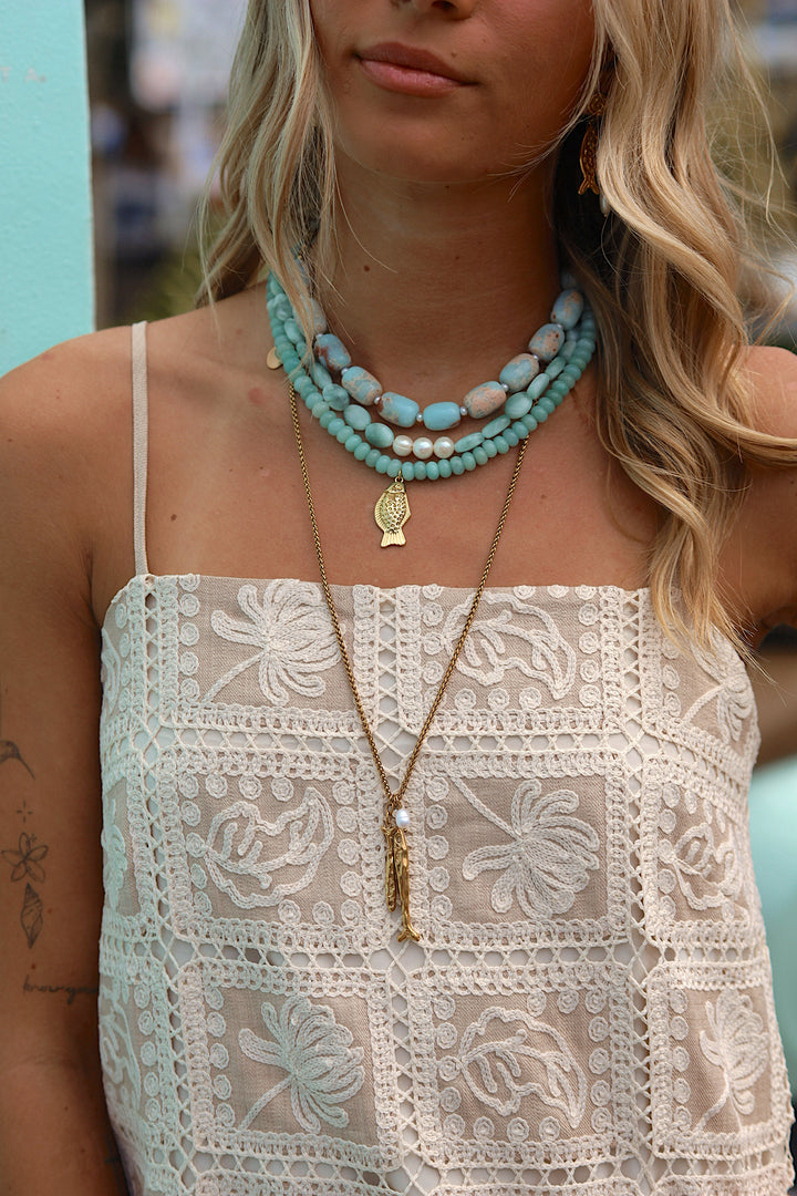 PREORDER ships 6/10- Capri Necklace