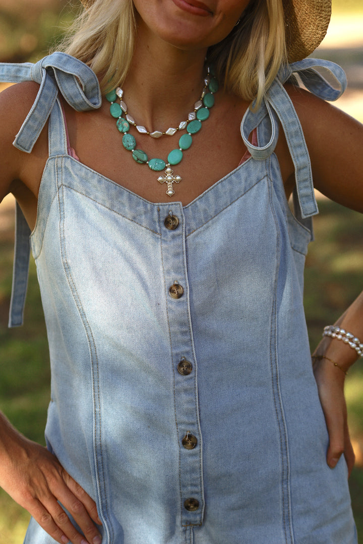 Prairie Cross Necklace