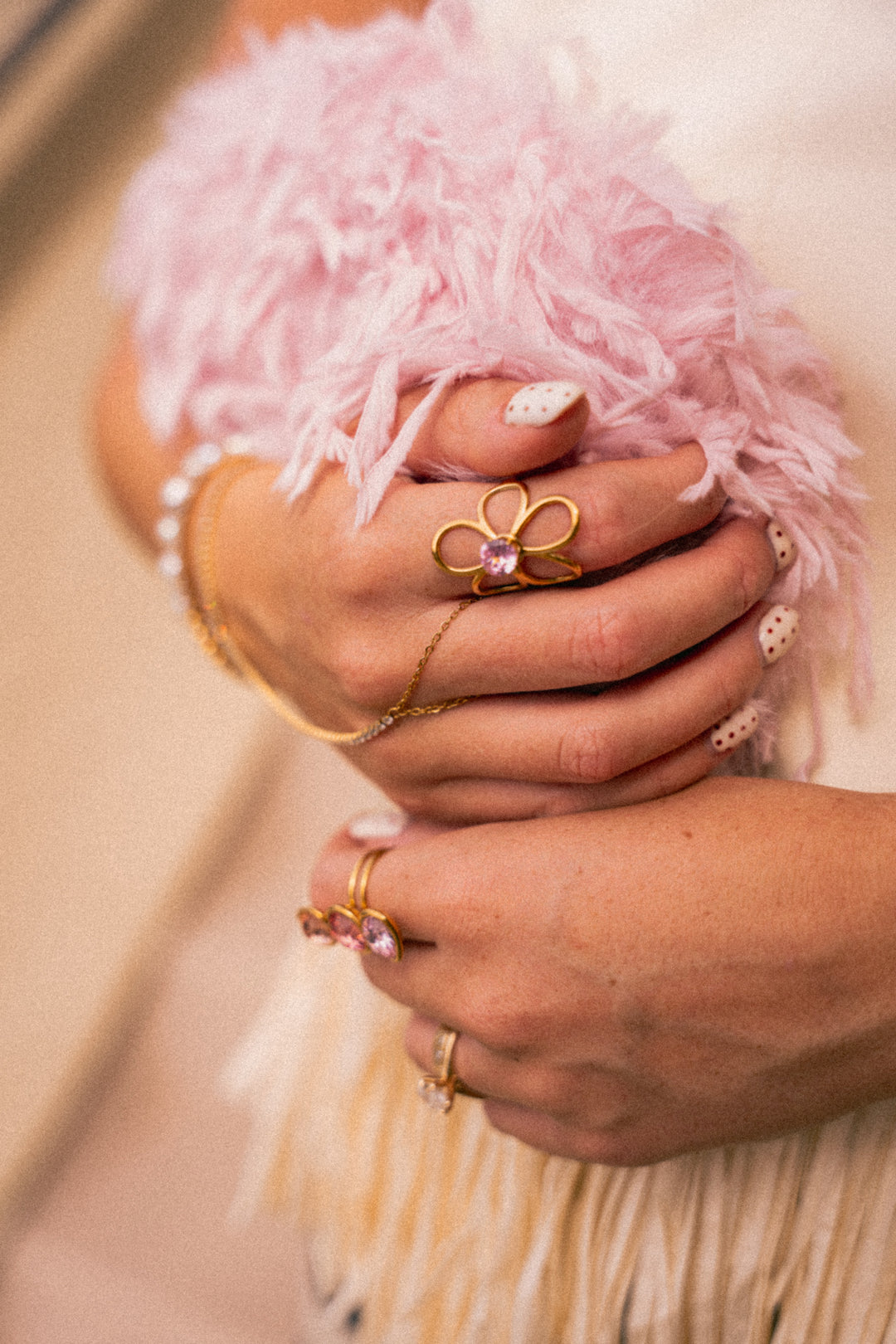 Bloom With Me Ring - Pink