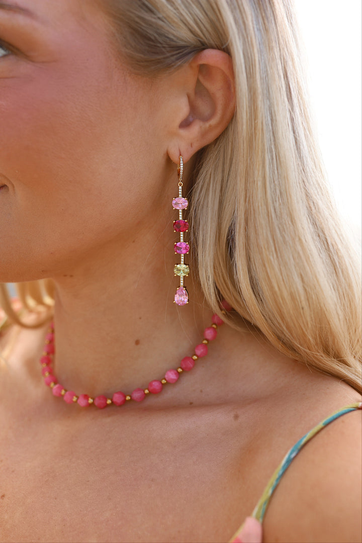 Petunia bloom earrings