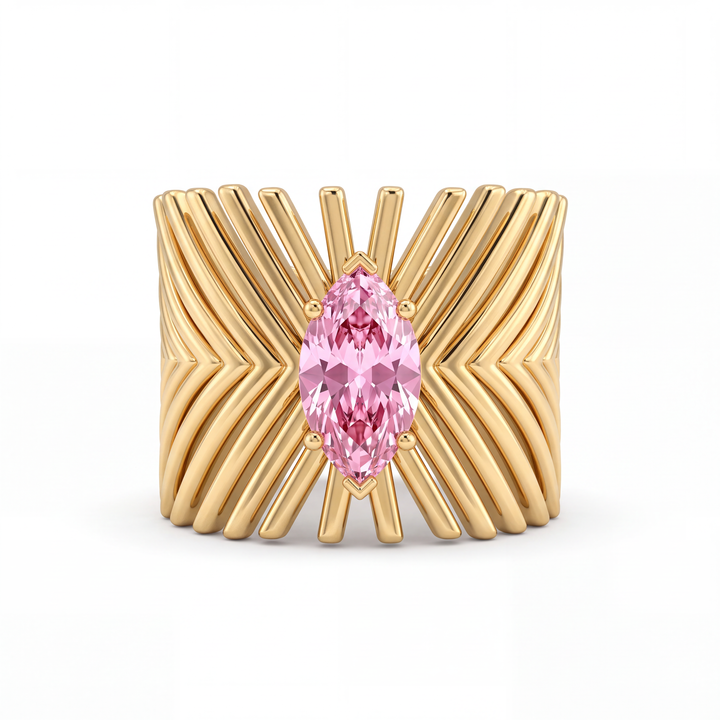Pink Marquise Ring