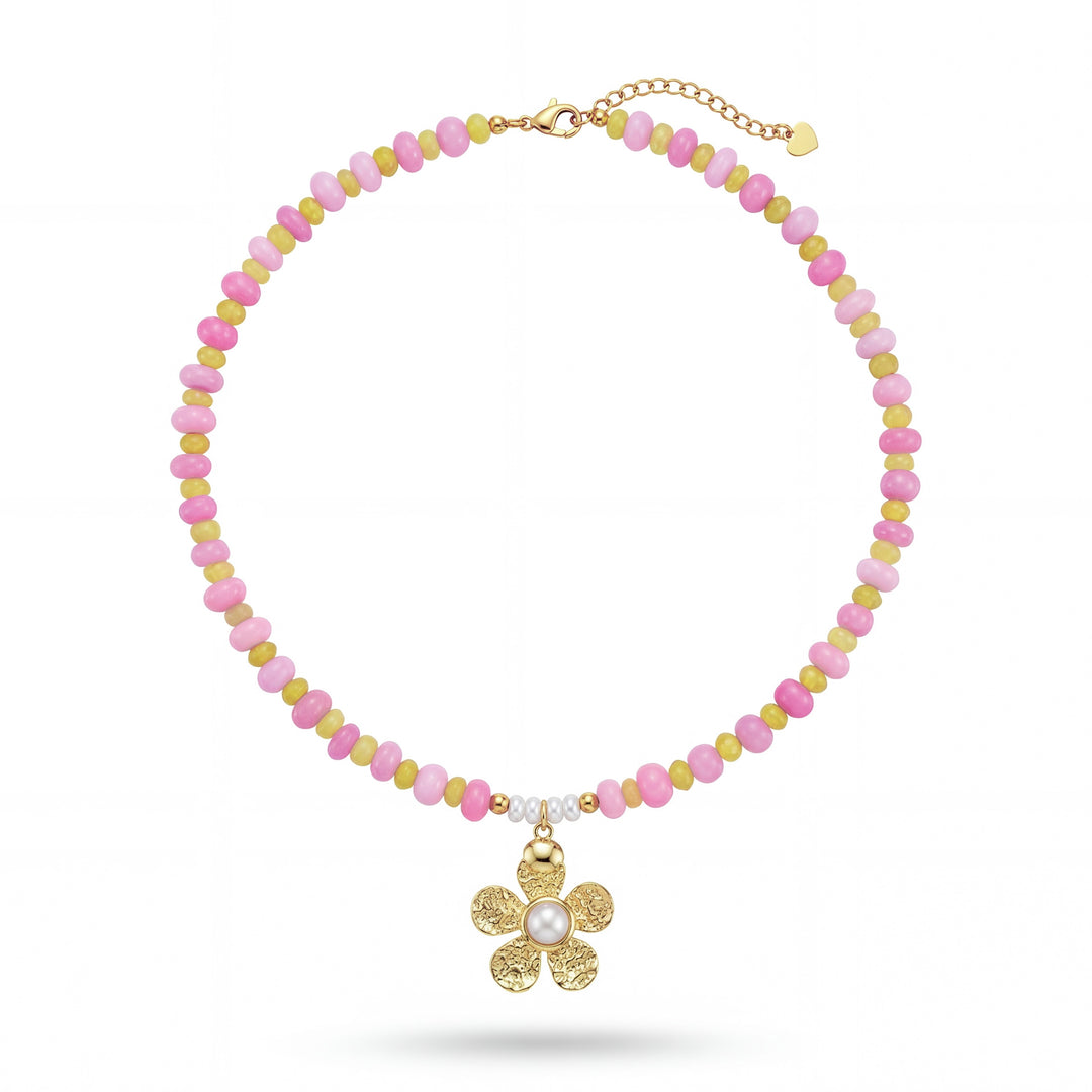 Petal pop necklace