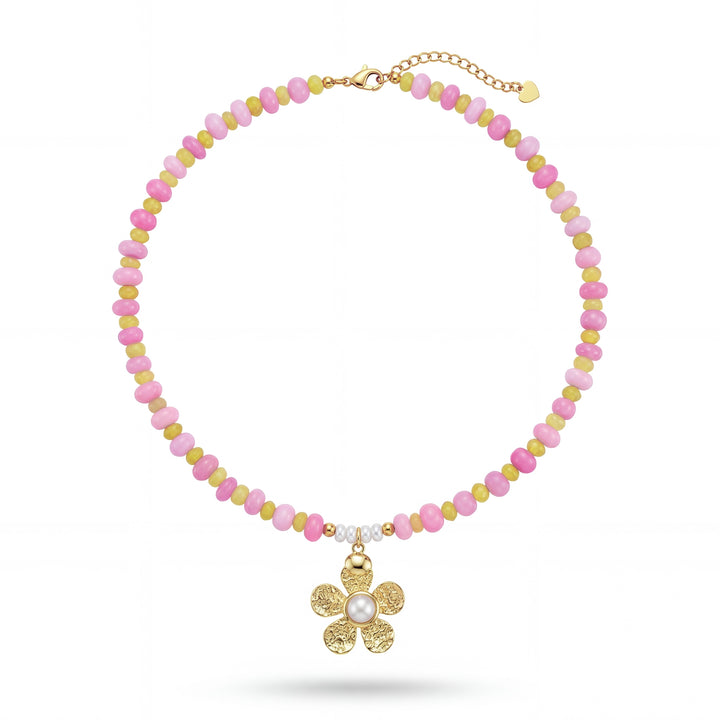 Petal pop necklace