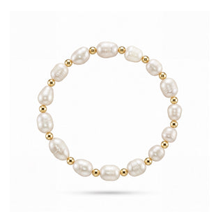 Pearl & Gold Bracelet