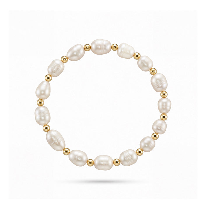 Pearl & Gold Bracelet