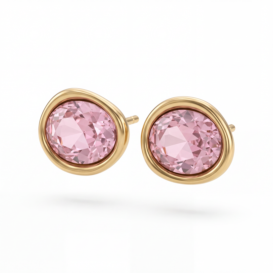 Delilah Studs - Pink