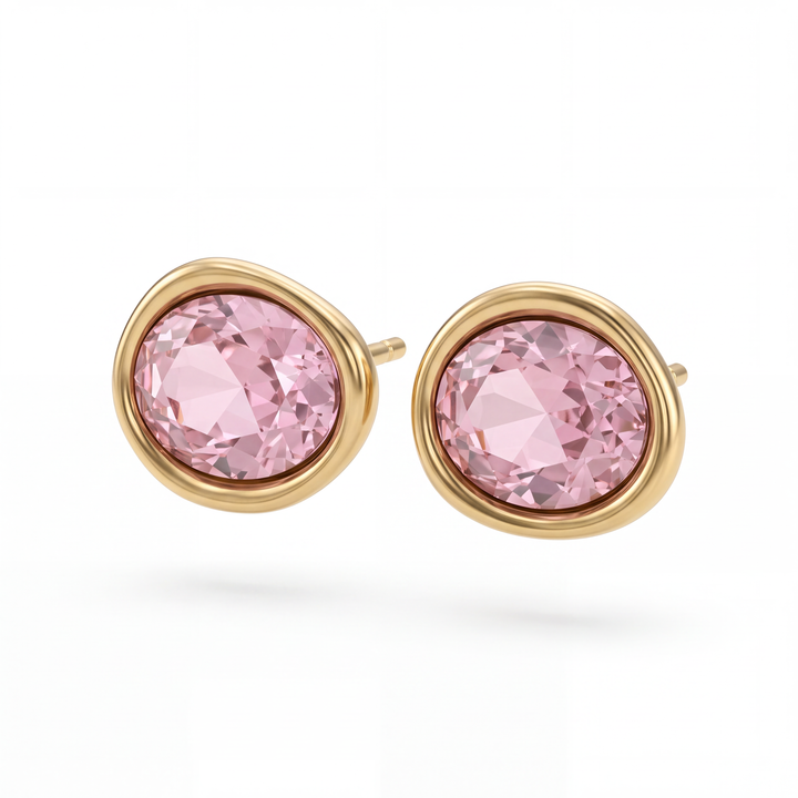 Delilah Studs - Pink
