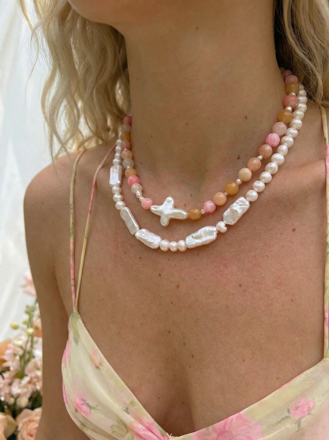 Peachy Dawn Necklace - PREORDER - ships 3/31