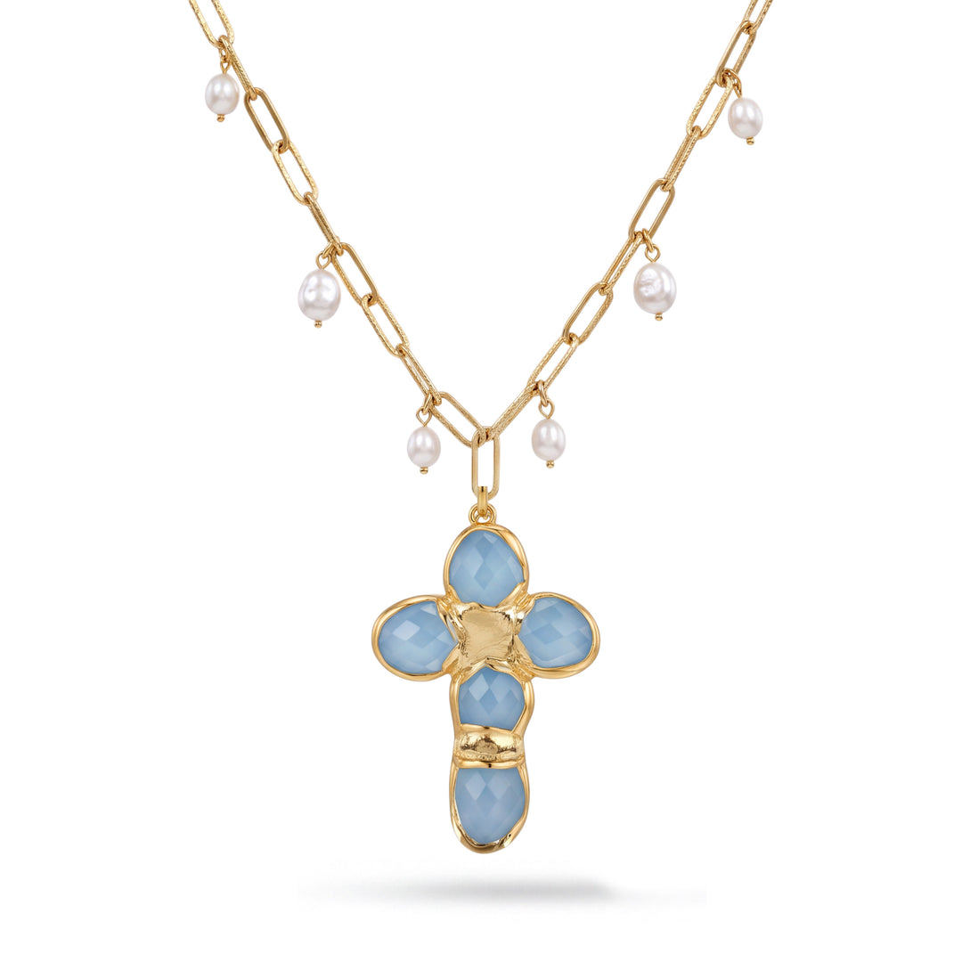 Oasis Cross Necklace