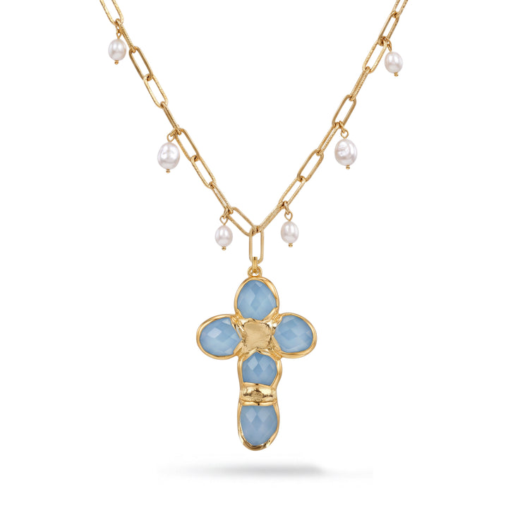 Oasis Cross Necklace