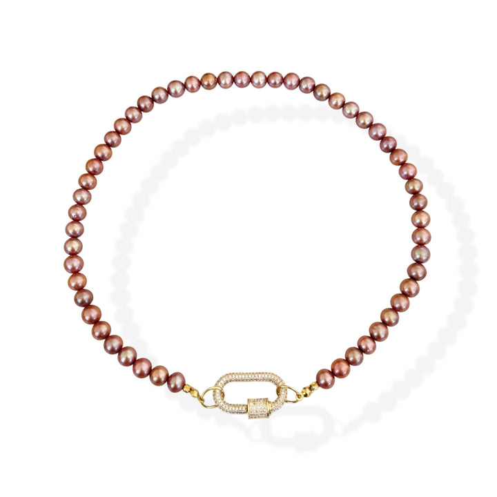 PREORDER - Pink Maple Mist Necklace