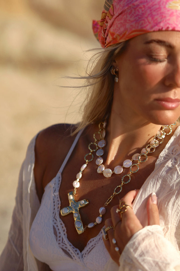 Saltair Cross Necklace