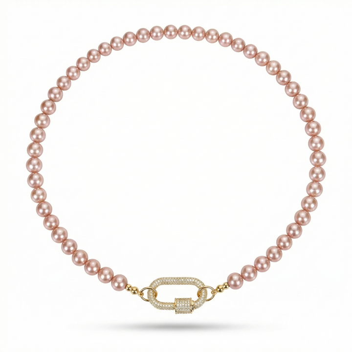 Pink Maple Mist Necklace