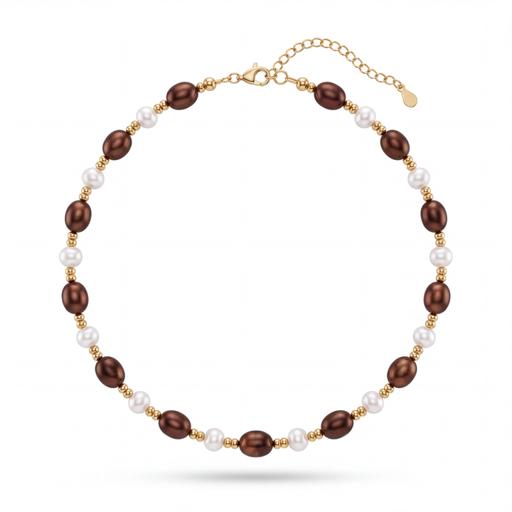 Chestnut Pearl Necklace