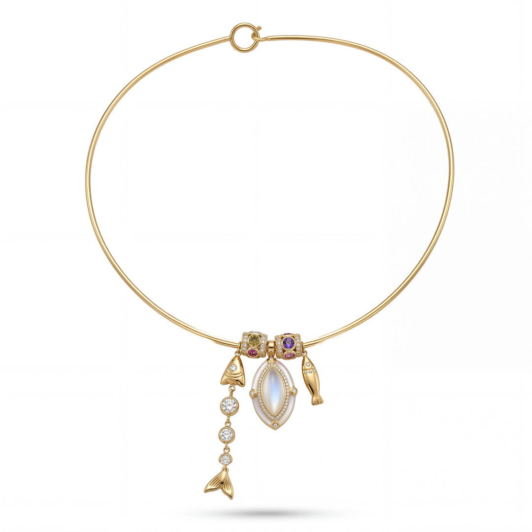 Sirena Charm Collar