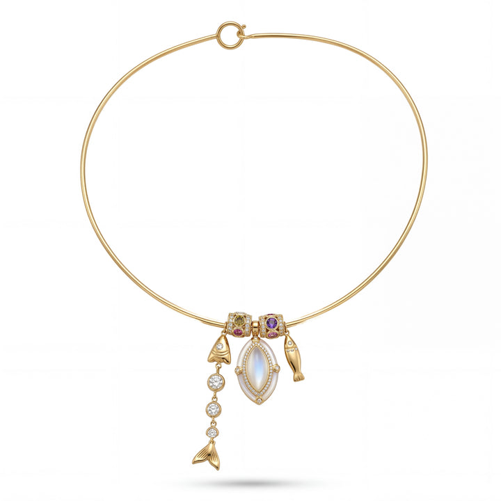 Sirena Charm Collar