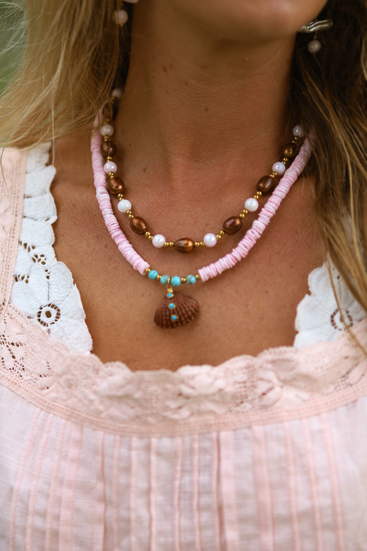 Chestnut Pearl Necklace