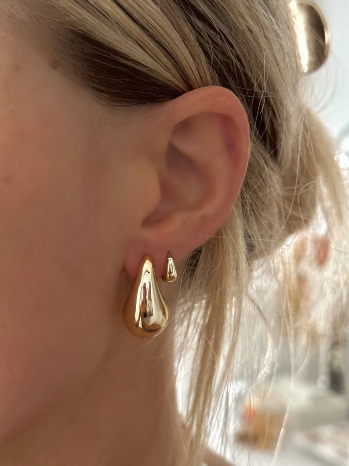 Gold Drop Studs  image 2