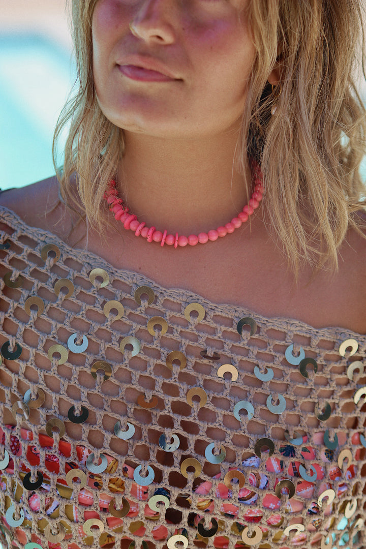 Pink Paloma Necklace