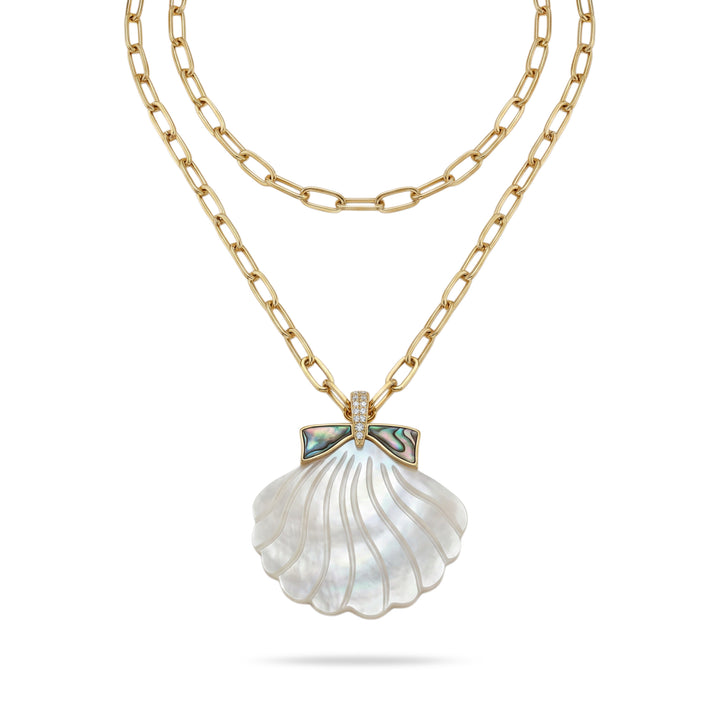 Pearl Scallop Necklace