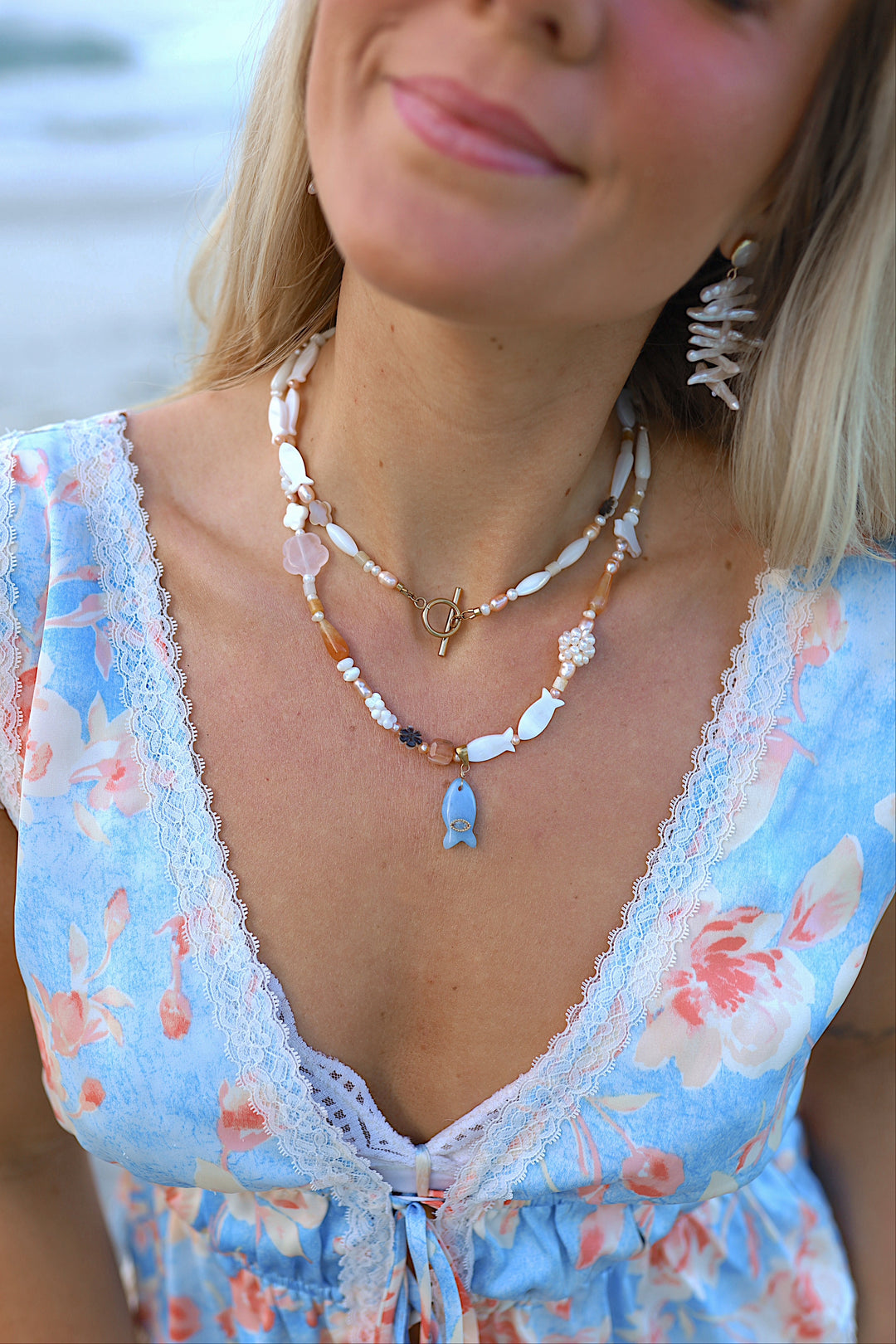 Seaside blossom necklace