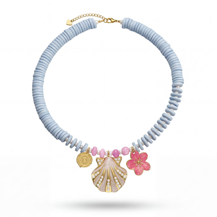 Hibiscus bloom necklace