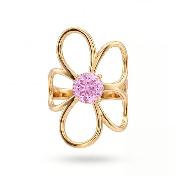 Bloom With Me Ring - Pink