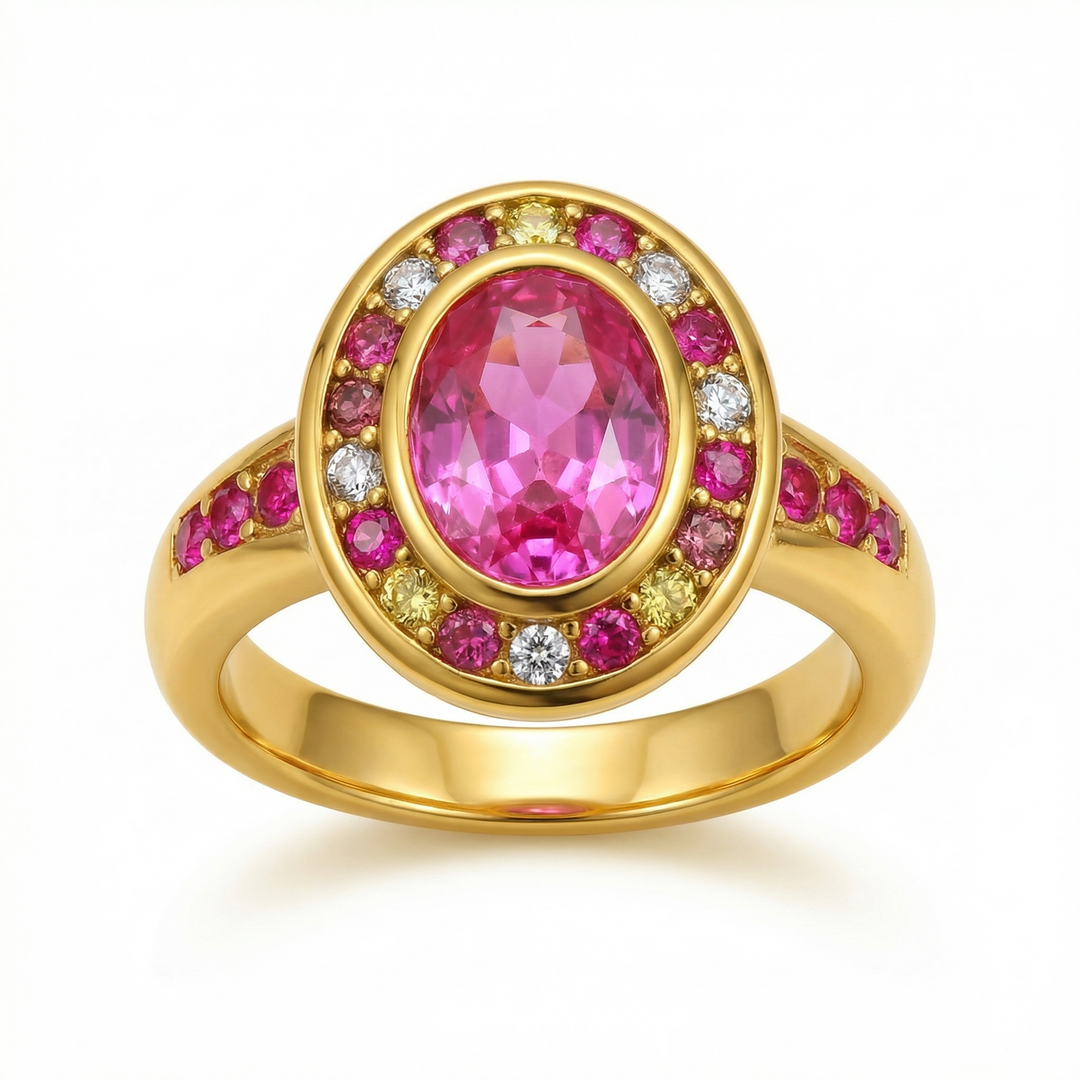 Ruby Kiss Ring