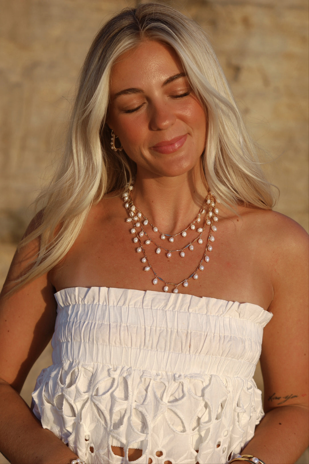 Shoreline Wrap necklace