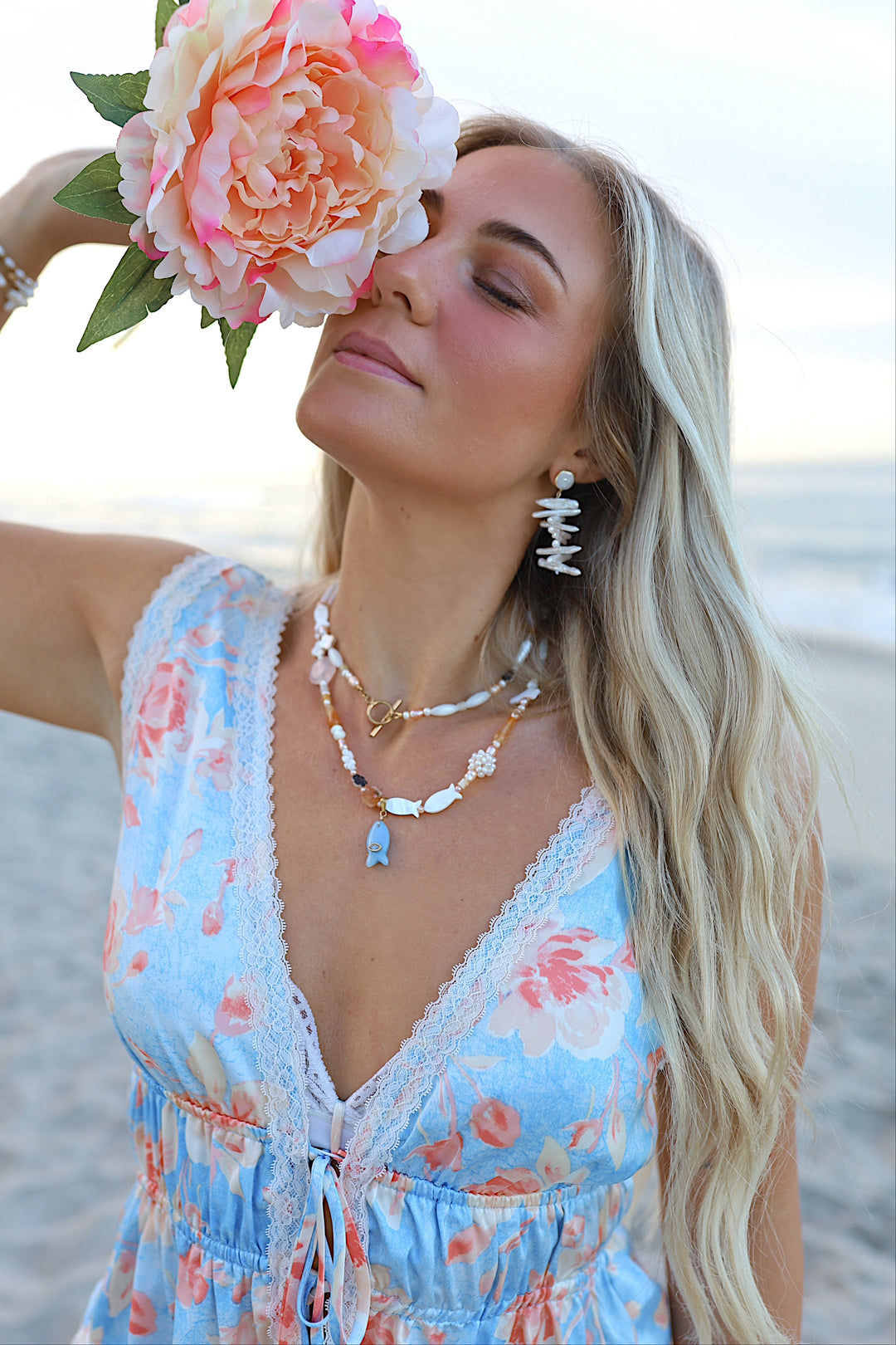 Seaside blossom necklace