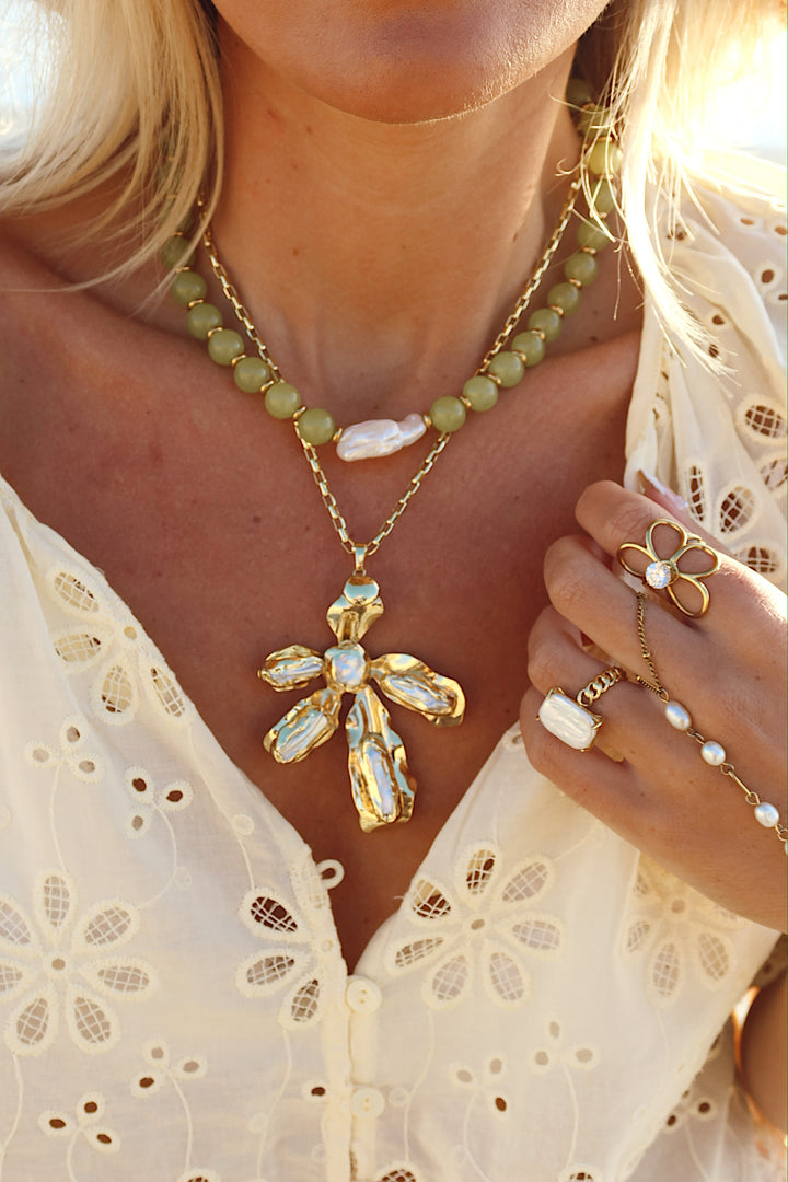 Salty Lime Necklace