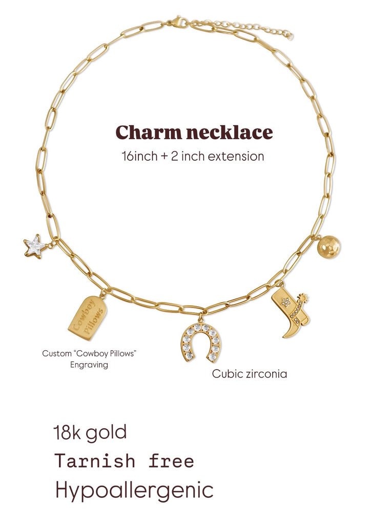 Cowgirl charm necklace  image 4