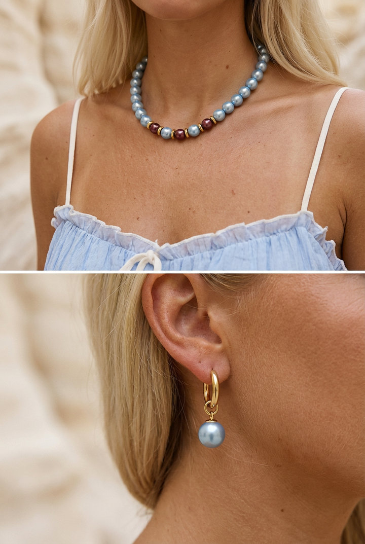 Blue Halo Hoops