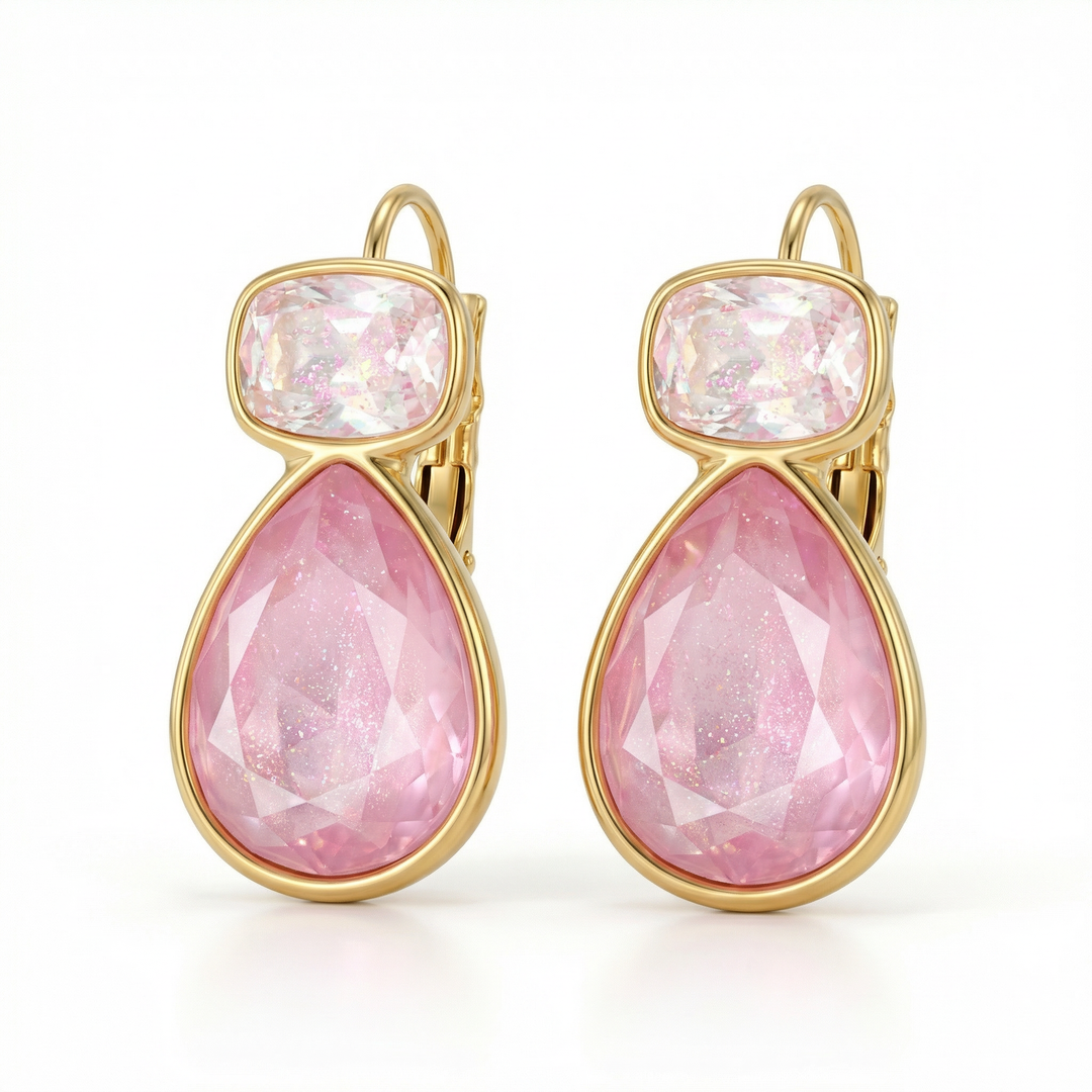 Pink Confession Drop Earrings